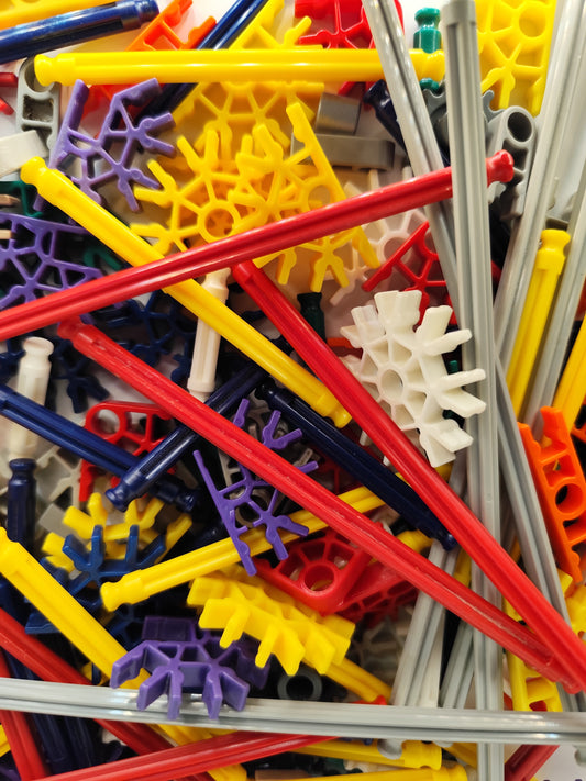 K'NEX Classic Rods & Connectors Bulk Pack | Choose 200 or 500 pcs |