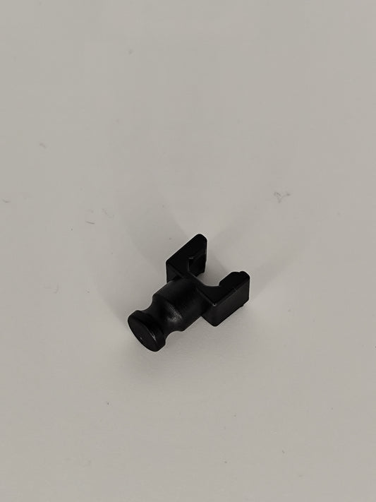 K'NEX clip hook with rod end black