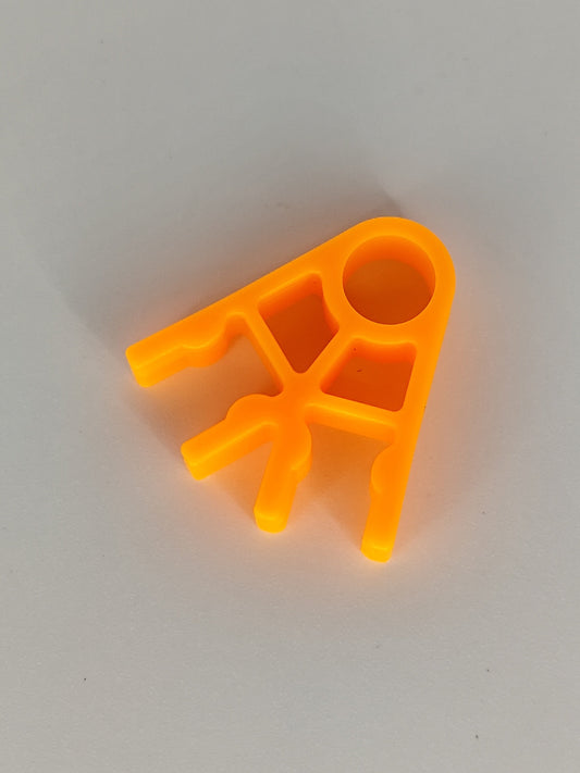 K'NEX Connector Orange 2-way V-shape