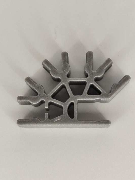 K'NEX Connector Grey 4-way 3D