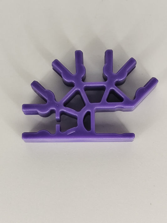 K'NEX Connector Purple 4-way 3D