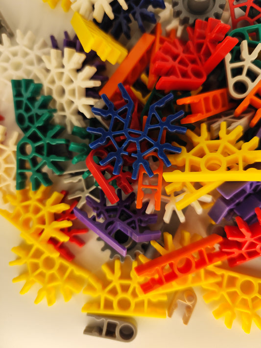 K'NEX Classic Connectors | Bulk Mixed Pack | Choose 100, 200 or 500 pcs