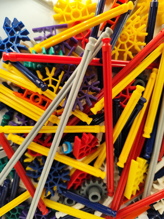 K'NEX Classic Rods & Connectors Bulk Pack | Choose 200 or 500 pcs |