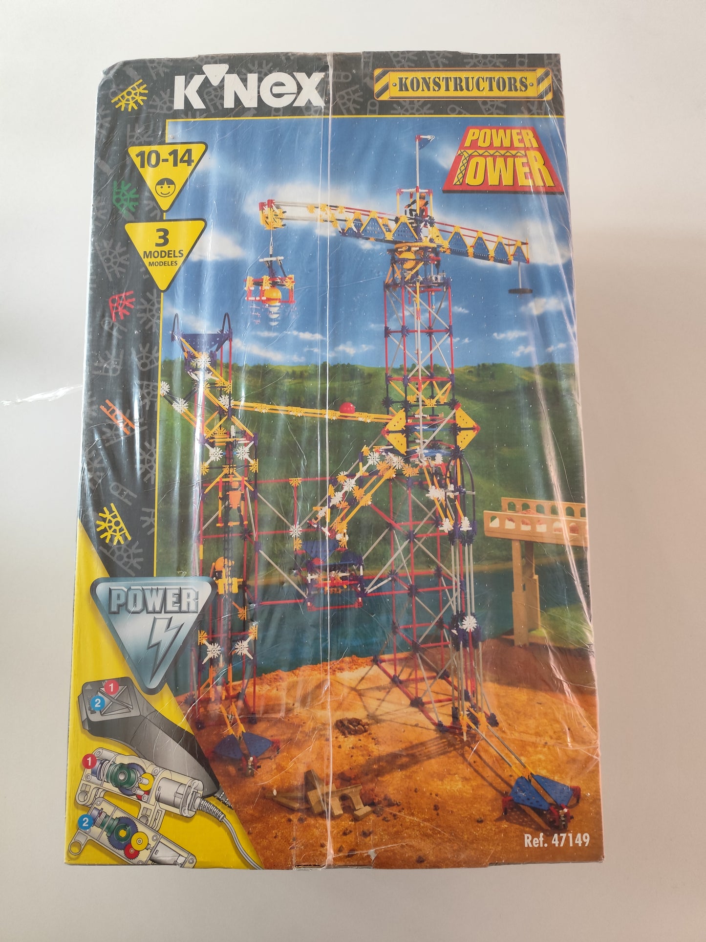 Sealed K'nex Constructors Power Tower Crane 47149 & 23046