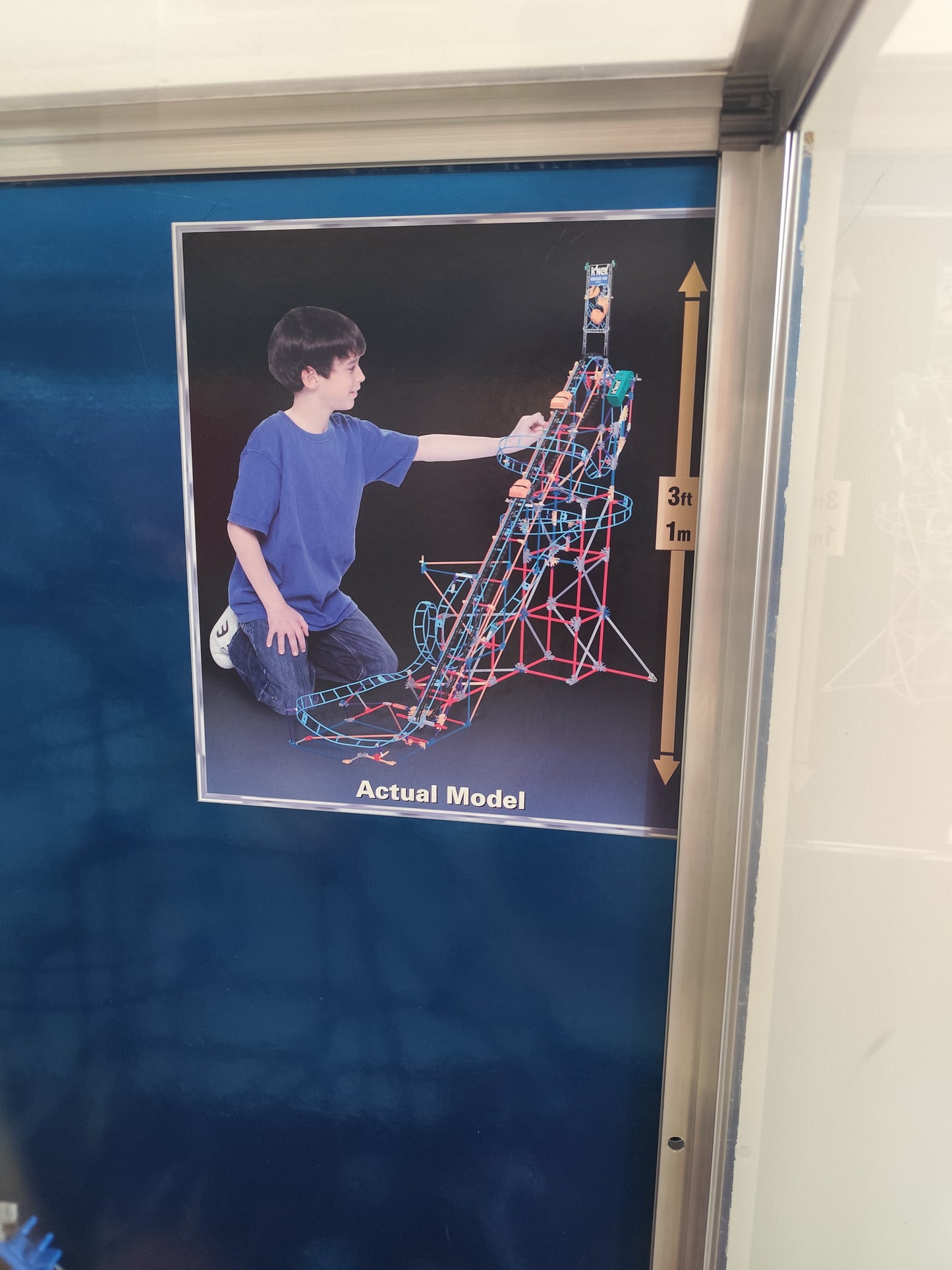 K'nex Custom Store Display Model for Renegade Run Coaster 13080